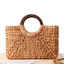 Bolso de mano de paja para mujer M1373 1