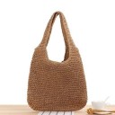 Bolso de mano de paja para mujer M1374 1