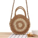 Bolso de mano de paja para mujer M1376 2
