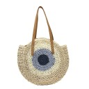 Bolso de mano de paja para mujer M1377 3