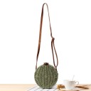 Bolso de mano de paja para mujer M1378 4
