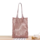 Bolso de mano de paja para mujer M1379 4