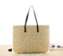 Bolso de mano de paja para mujer M1381 2