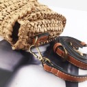 Bolso de mano de paja para mujer M1389 3