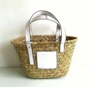 Bolso de mano de paja para mujer M1527 2