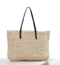 Bolso de mano de paja para mujer M1545 10