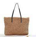 Bolso de mano de paja para mujer M1545 9