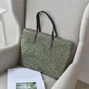 Bolso de mano de paja para mujer M1545 12