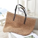 Bolso de mano de paja para mujer M1545 2