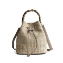 Bolso de mano de paja para mujer M1563 1