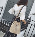 Bolso de mano de paja para mujer M1563 2