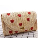 Bolso de mano de paja para mujer M1630 7