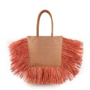 Bolso de mano de paja para mujer M1650 1
