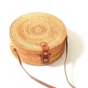 Bolso de mano de paja para mujer M801 5