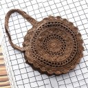 Bolso de mano de paja para mujer M806 3