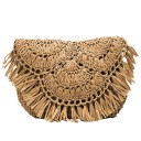 Bolso de mano de paja para mujer M973 1