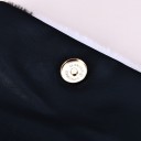 Bolso de mano de peluche para mujer de piel sintética Asa corta de pelo 25 cm Solapa con cierre magnético Cremallera y anillos de metal 5