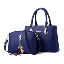 Bolso de mano de piel para mujer, conjunto de 2 piezas 6