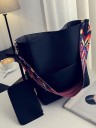 Bolso de mano de piel para mujer M1095 4