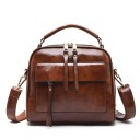 Bolso de mano de piel para mujer M1097 3