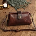 Bolso de mano de piel para mujer M1105 4
