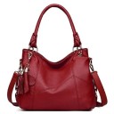 Bolso de mano de piel para mujer M1158 5