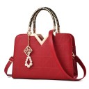 Bolso de mano de piel para mujer M1191 4