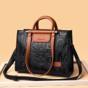 Bolso de mano de piel para mujer M1258 5