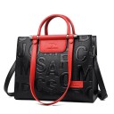 Bolso de mano de piel para mujer M1258 4