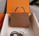 Bolso de mano de piel para mujer M1277 7