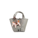 Bolso de mano de piel para mujer M1294 7