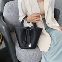 Bolso de mano de piel para mujer M1294 1