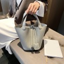 Bolso de mano de piel para mujer M1294 2