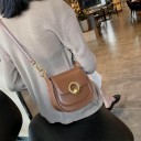 Bolso de mano de piel para mujer M1303 4