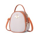 Bolso de mano de piel para mujer M1311 4