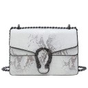 Bolso de mano de piel para mujer M1361 5