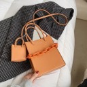 Bolso de mano de piel para mujer M1390 5