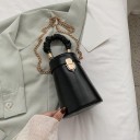Bolso de mano de piel para mujer M1434 6