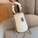Bolso de mano de piel para mujer M1434 3