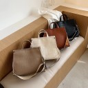 Bolso de mano de piel para mujer M1515 2