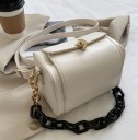 Bolso de mano de piel para mujer M1566 6