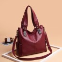 Bolso de mano de piel para mujer M1605 2