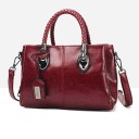 Bolso de mano de piel para mujer M1645 4