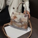 Bolso de mano de piel para mujer M1655 7