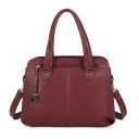 Bolso de mano de piel para mujer M1670 7