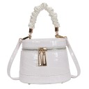 Bolso de mano de piel para mujer M1673 6