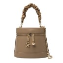 Bolso de mano de piel para mujer M1674 6