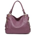 Bolso de mano de piel para mujer M1688 7