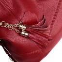 Bolso de mano de piel para mujer M1688 4