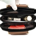 Bolso de mano de piel para mujer M1700 1